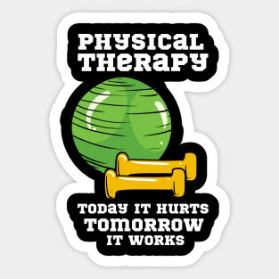 Physical Therapy, Physical Therapist Sticker